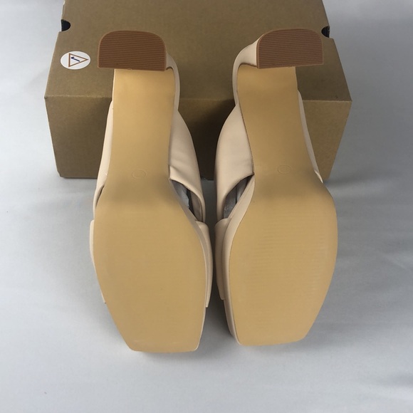 Guayonng Women’s Block Heeled Square Toe Sandals Size 7.5 - Picture 5 of 7